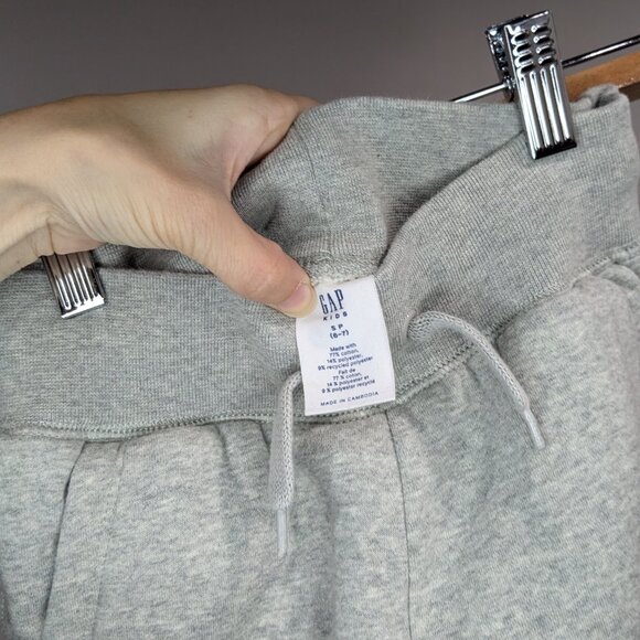 *3/$10* Gap Sherpa-Lined Joggers Heathered Grey Size Small - Picture 3 of 4